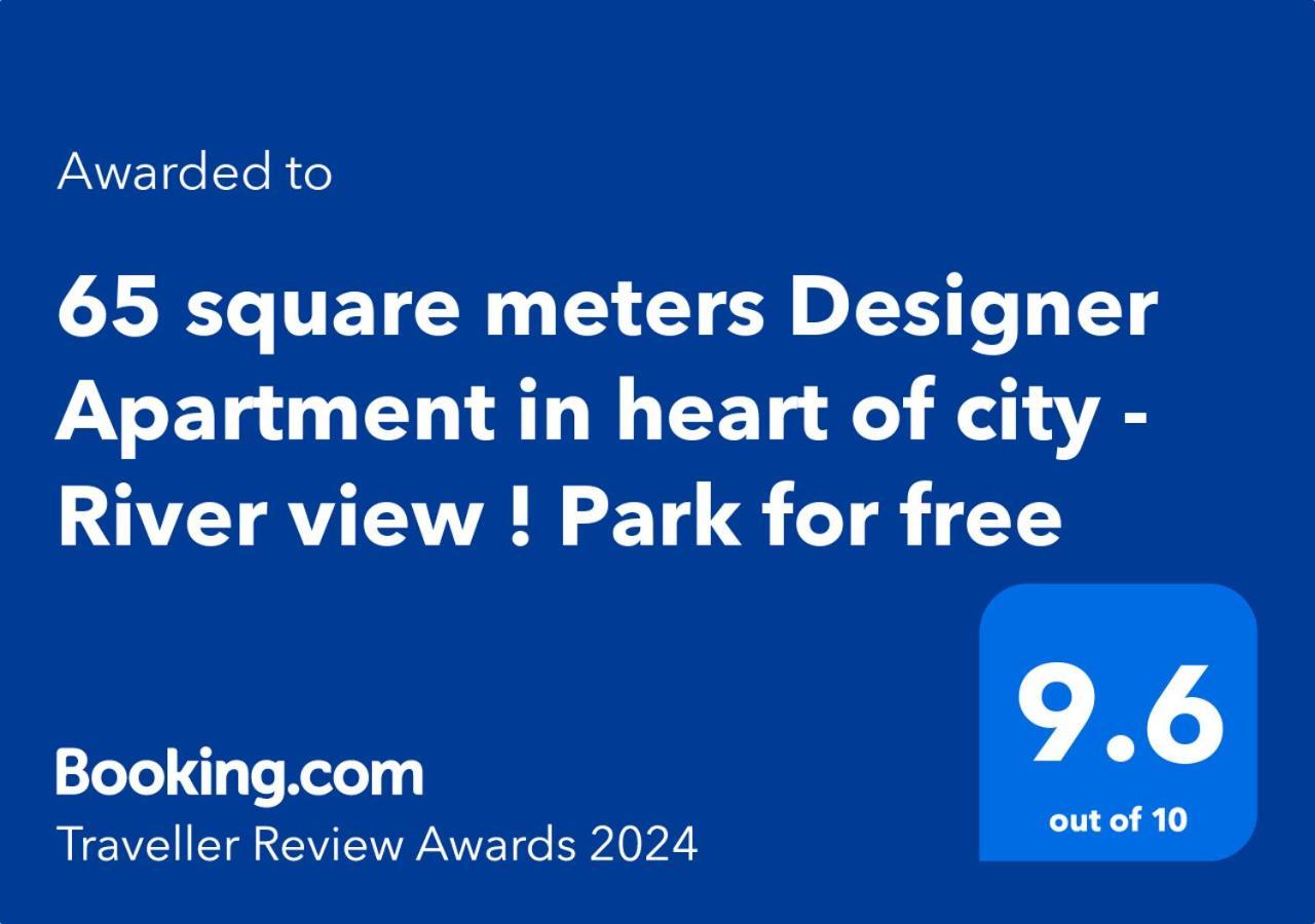 65 Square Meters Designer Apartment In Heart Of City - River View ! Park For Free Ниш Экстерьер фото